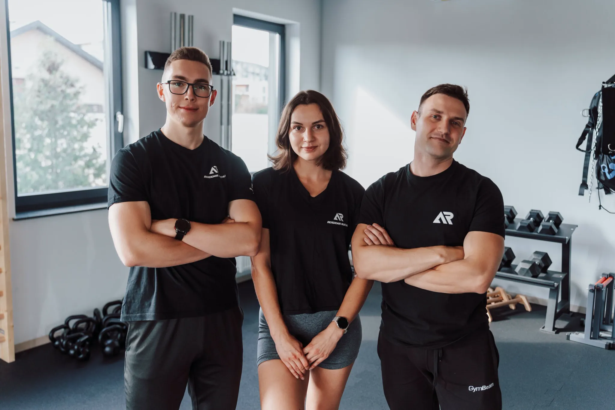Trenerzy Akademii Ruchu w studiu treningu personalnego w Krakowie